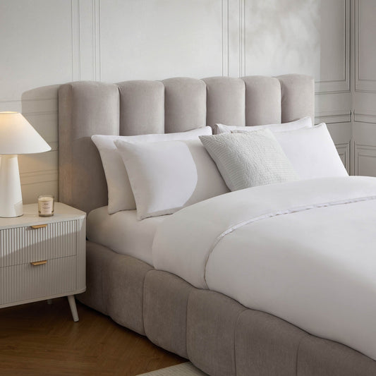 Cheshire Ottoman Storage Bed - Light Grey - DUSK