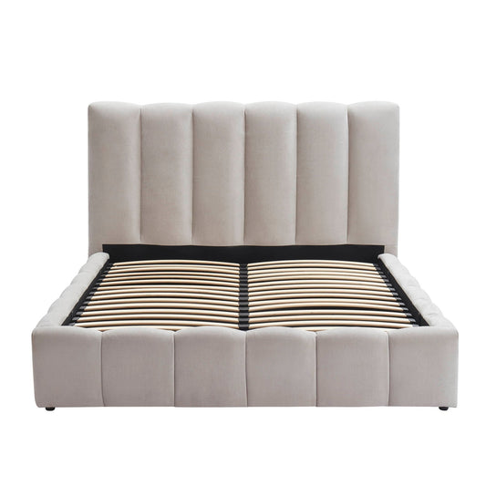 Cheshire Ottoman Storage Bed - Light Grey - DUSK