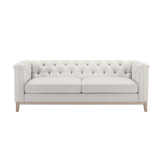 Chesterfield 3 Seater Sofa - Natural Stripe - DUSK