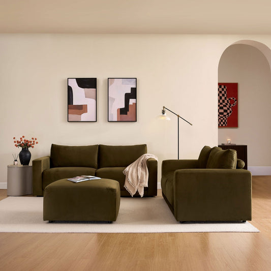 Chicago 3 Seater Sofa - Rich Green - DUSK