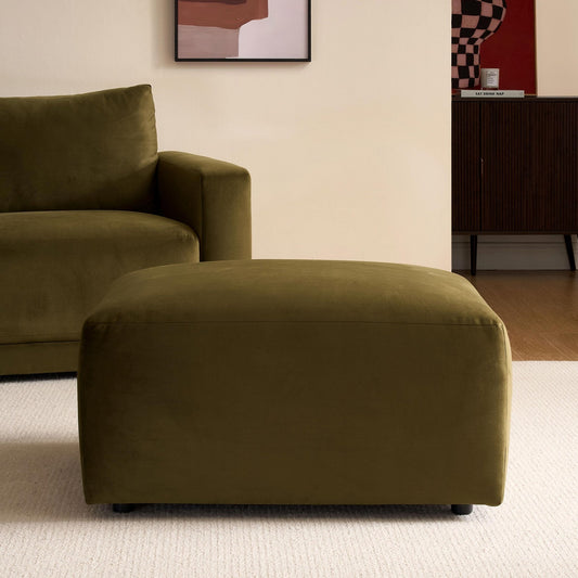Chicago Pouffe - Rich Green - DUSK
