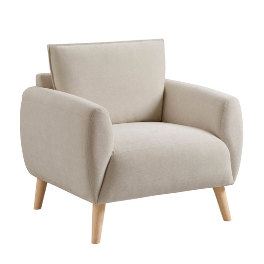 Clapham Armchair - Chenille Ivory - DUSK