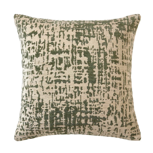 Crackle Effect Sofa Cushion Cover - Sage/White - DUSK