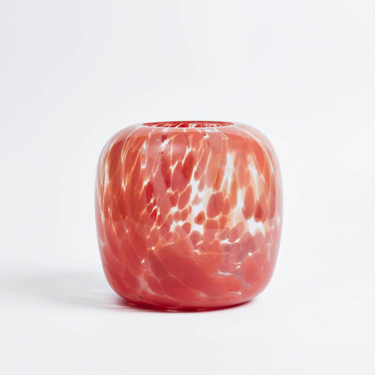 Dahlia Confetti Bowl Vase - Burnt Orange - DUSK
