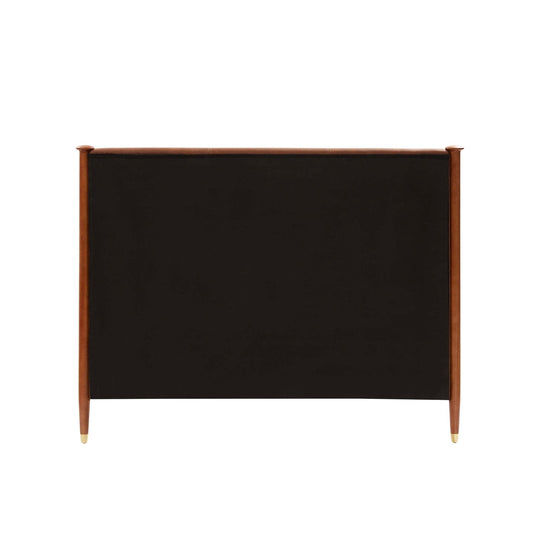 Dallas Bed Frame - Faux Leather Tan - DUSK