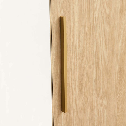 Darcey 3 Door Wardrobe - Light Wood - DUSK