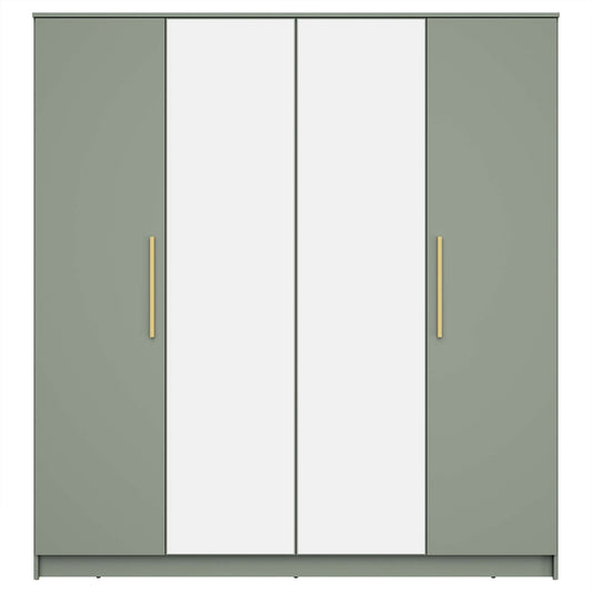 Darcey 4 Door Wardrobe - Misty Green - DUSK