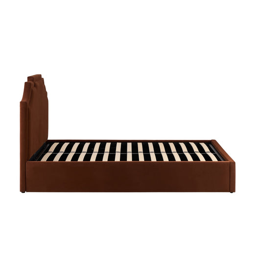Delphi Ottoman Storage Bed - Terracotta - DUSK