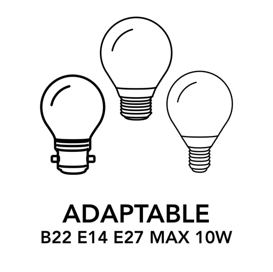 Dione Contrast Trim Easy - Fit Ceiling Light Shade - DUSK