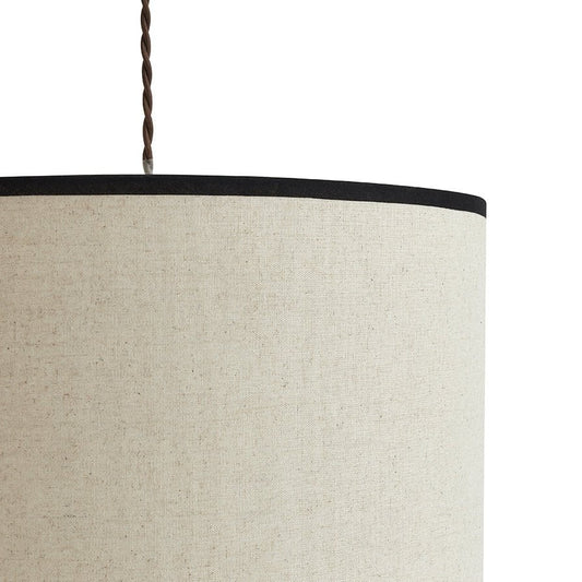 Dione Contrast Trim Easy - Fit Ceiling Light Shade - DUSK