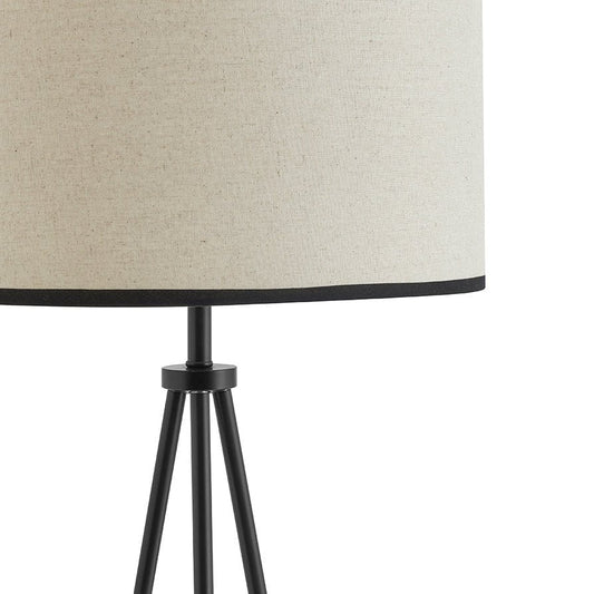 Dione Contrast Trim Tripod Floor Lamp - DUSK