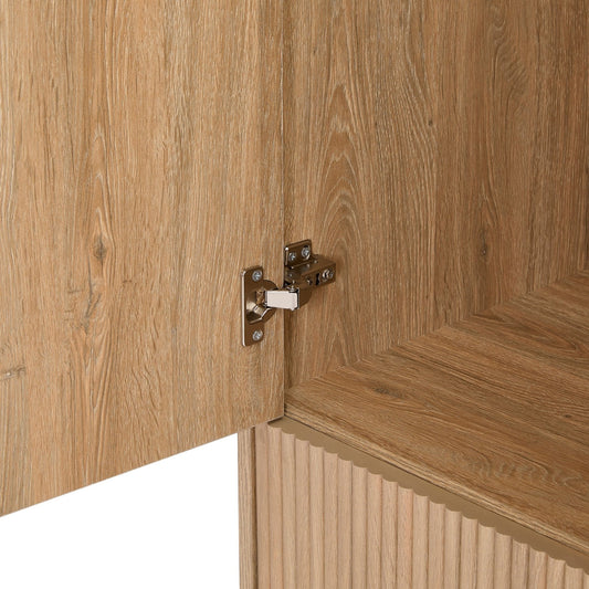 Dora 2 Door Wardrobe - Light Wood - DUSK