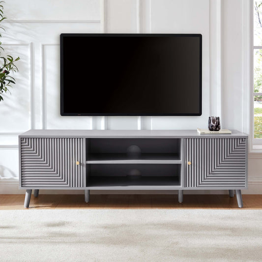 Dora TV Unit - Light Grey - DUSK