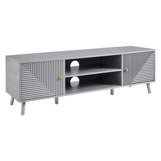 Dora TV Unit - Light Grey - DUSK