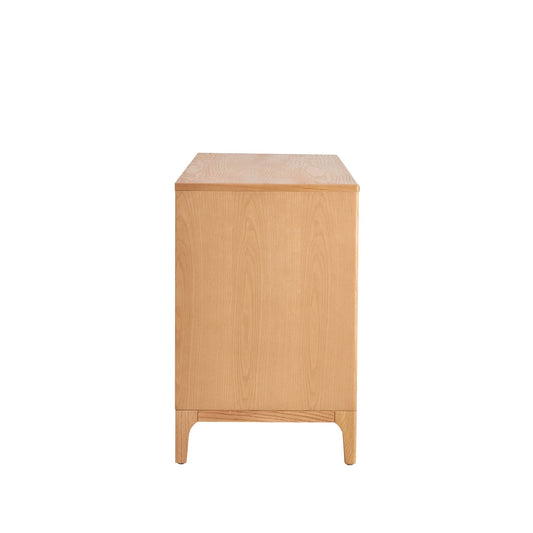 Elena 6 Drawer Chest - Light Wood - DUSK