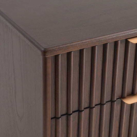 Elena 6 Drawer Chest - Walnut - DUSK