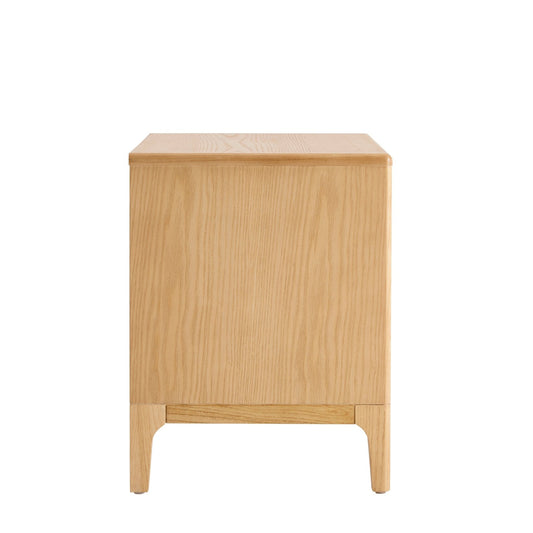 Elena Bedside Table - Light Wood - DUSK