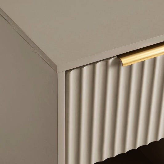 Evie 1 Drawer Nightstand - Taupe - Resource - DUSK