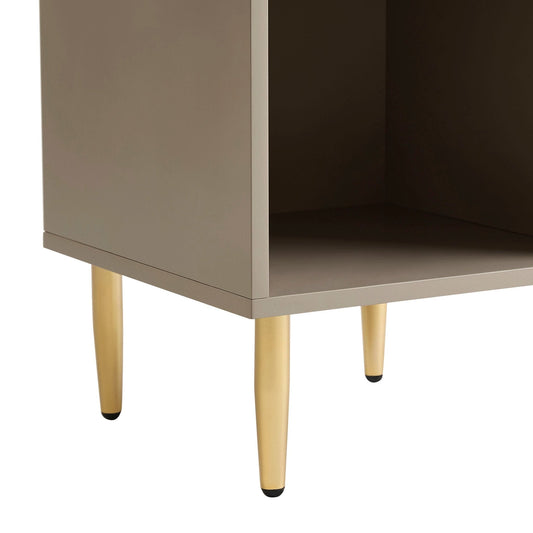 Evie 1 Drawer Nightstand - Taupe - Resource - DUSK