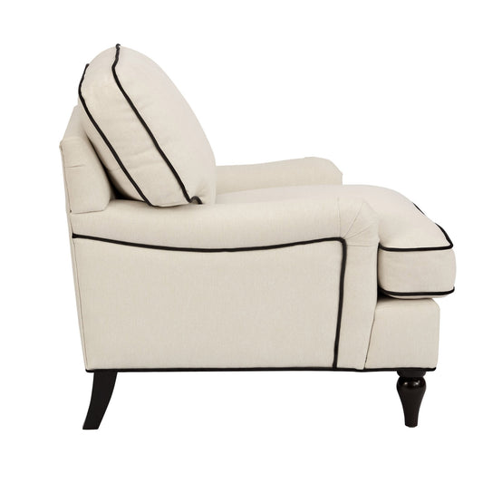 Hampshire Armchair - Cream/Black - DUSK