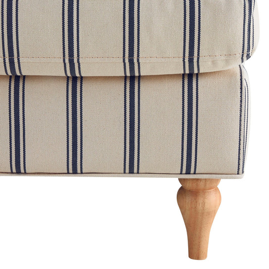 Hampshire Loveseat - Blue Stripe - DUSK