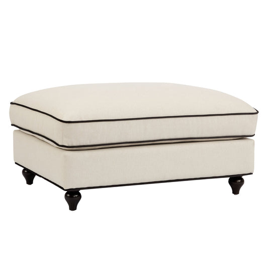 Hampshire Pouffe - Cream/Black - DUSK