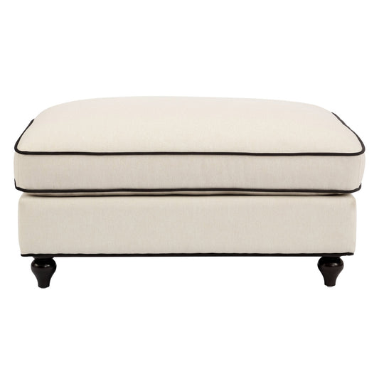 Hampshire Pouffe - Cream/Black - DUSK