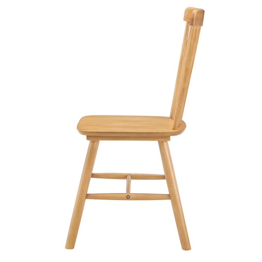 Harley Set of 2 Dining Chairs - Light Wood - DUSK