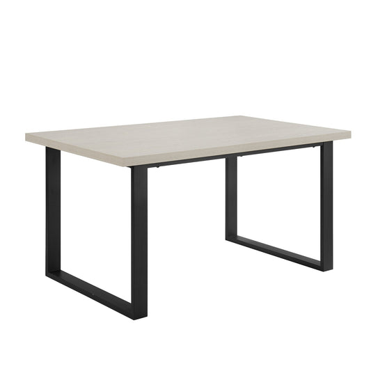 Harper 4 - 6 Seater Dining Table - Wood/Black - DUSK