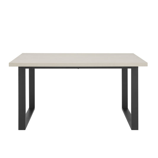 Harper 4 - 6 Seater Dining Table - Wood/Black - DUSK