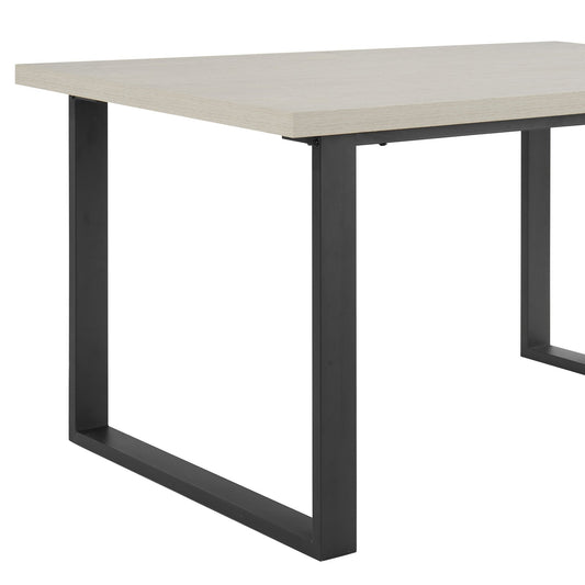 Harper 4 - 6 Seater Dining Table - Wood/Black - DUSK