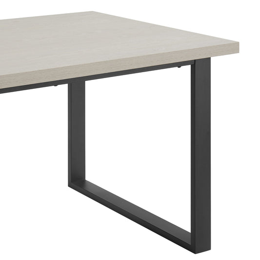 Harper 4 - 6 Seater Dining Table - Wood/Black - DUSK