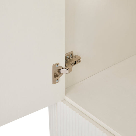 Hattie 2 Door Wardrobe - Warm White - DUSK