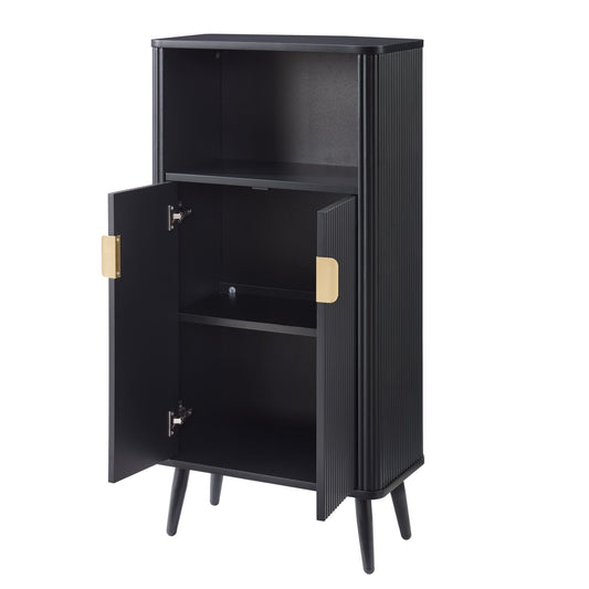 Hattie Bathroom Storage Cabinet - Black - DUSK