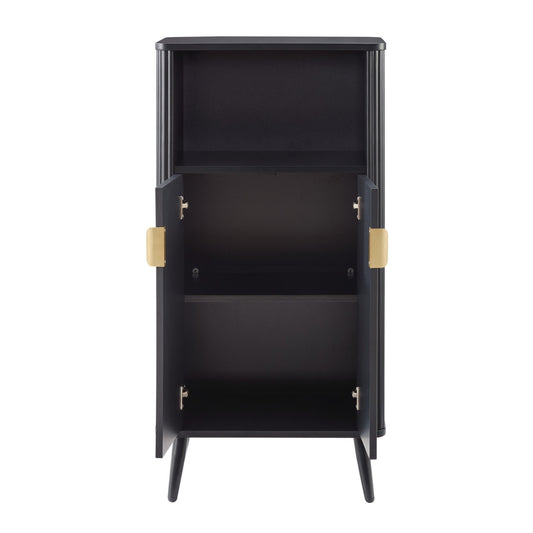 Hattie Bathroom Storage Cabinet - Black - DUSK