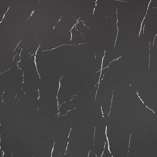 Hattie Panel Round 4 - 6 Seater Dining Table - Black Marble - DUSK