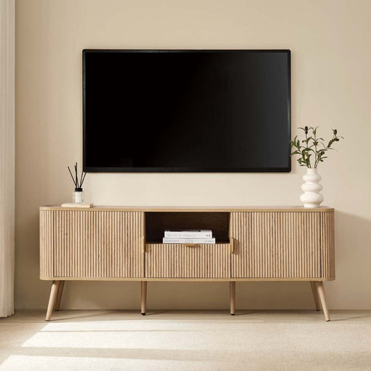Hattie TV Unit - Light Wood - DUSK