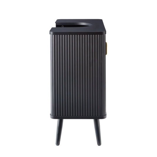 Hattie Under Sink Bathroom Cabinet - Black - DUSK