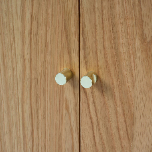 Heidi Oak Display Cabinet - Light Wood - DUSK