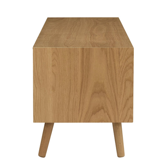 Heidi Oak Tv Unit for TVs up to 60" - Light Wood - DUSK