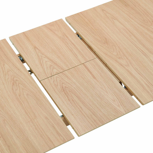 Heidi Solid Oak 4 - 8 Seater Extendable Dining Table - Natural - DUSK