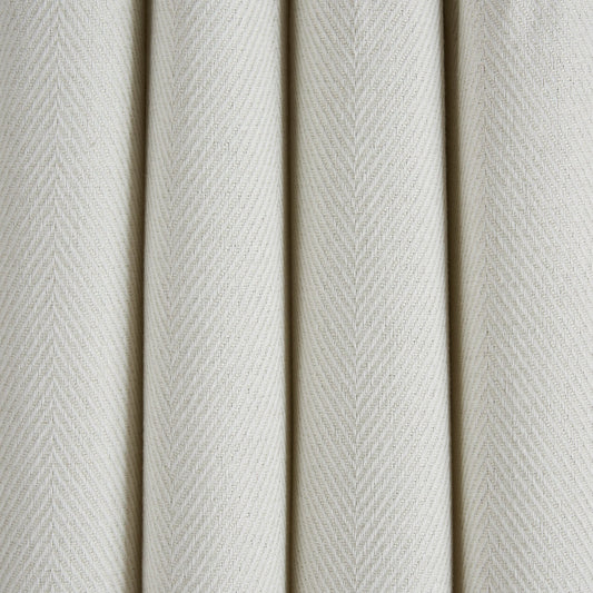 Herringbone Eyelet Curtains - Off White - DUSK