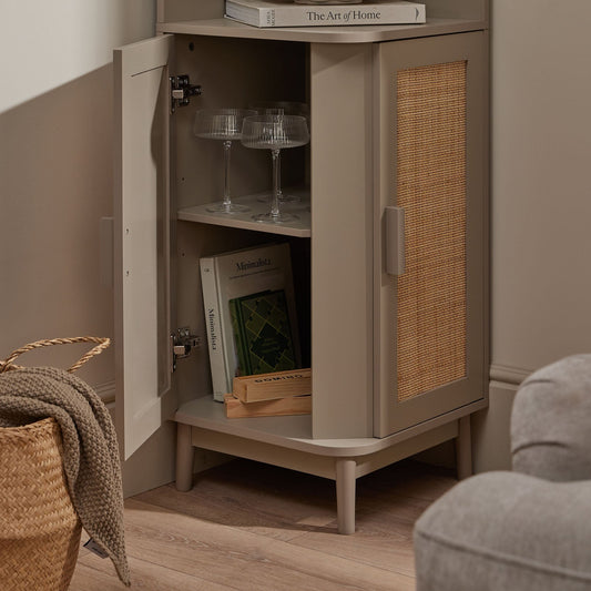 Isla Corner Storage Unit - Taupe - DUSK