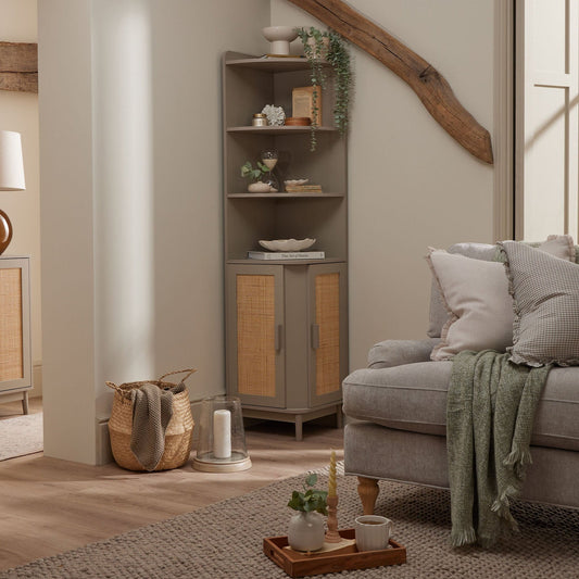 Isla Corner Storage Unit - Taupe - DUSK