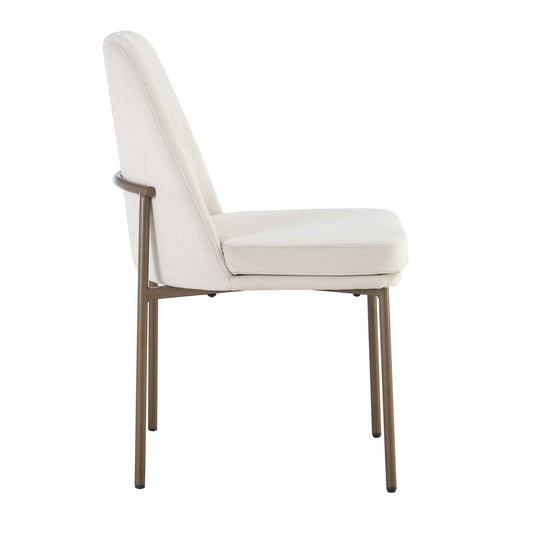 Lily Set of 2 Dining Chairs - Ecru - DUSK
