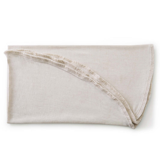 Linen Blend Circle Table Cloth - Sand - DUSK