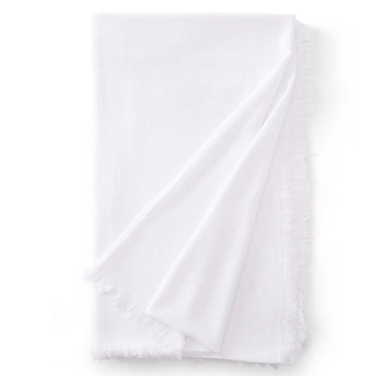 Linen Blend Table Cloth - White - DUSK