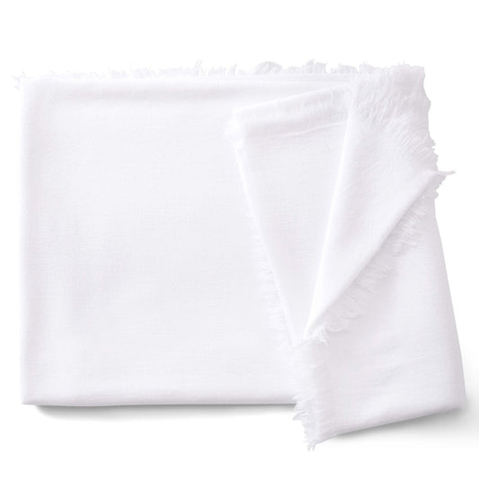 Linen Blend Table Cloth - White - DUSK
