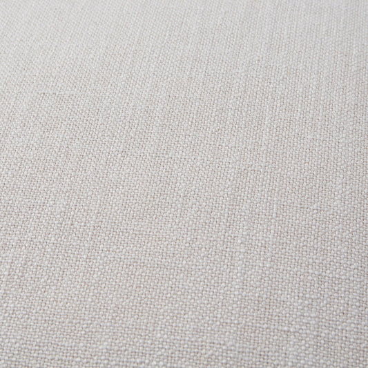 Linen Look Piped Edge Cushion Cover - Stone/Black - DUSK