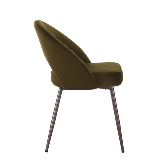 Lola Set of 2 Dining Chairs - Rich Green - DUSK
